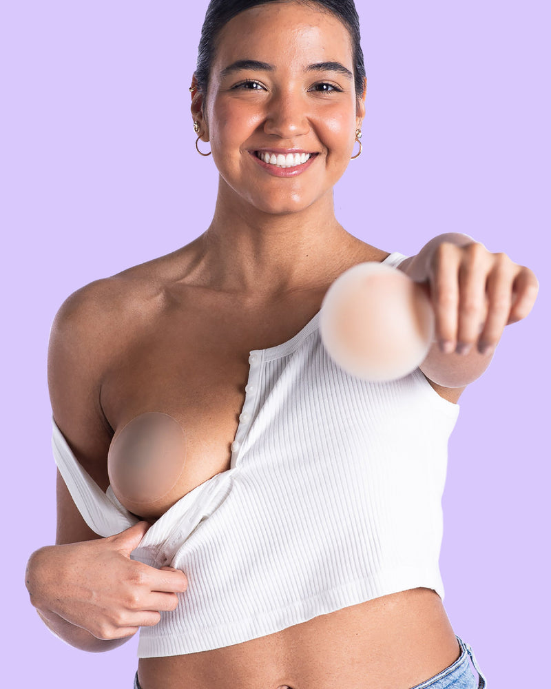 Bare it All Nipple Covers M - Reusable Round Silicone Nipple Covers Medium