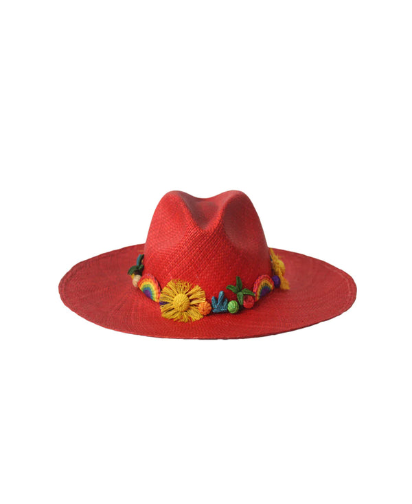 RED HAPPY HAT