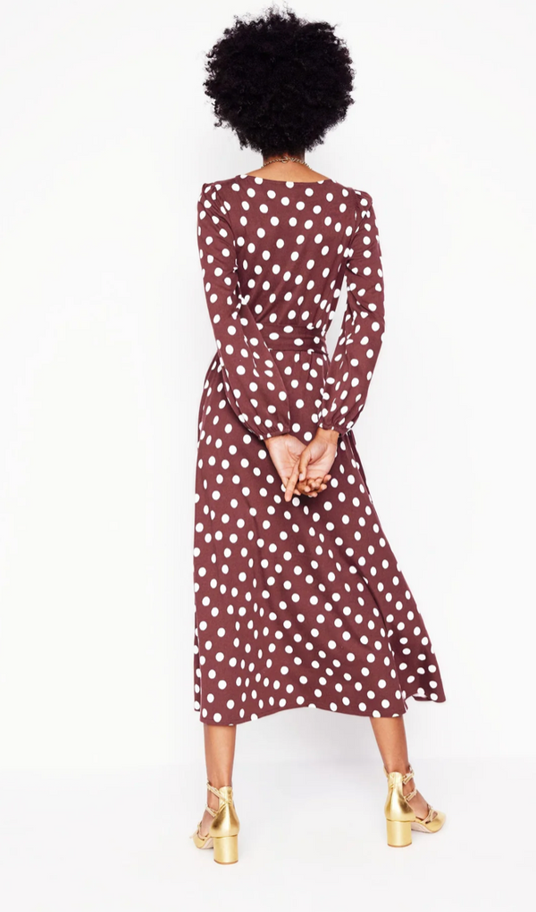 Boden: Leandra Jersey Midi Dress JENNY-ON-THE-GO Boden: Leandra Jersey Midi Dress JENNY-ON-THE-GO