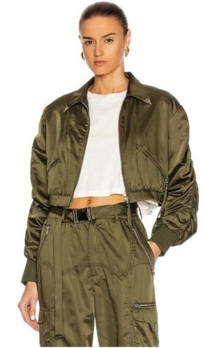 Retrofête  Satin set Army Green