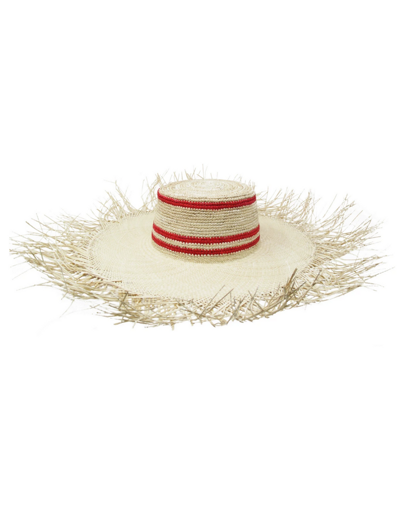 Lady Red Stripes Hat